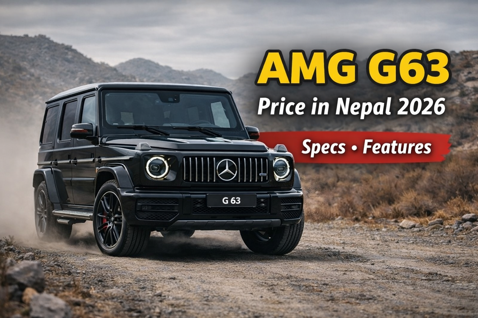 Mercedes‑Benz G‑Class (G‑Wagon) Price in Nepal – Full Details